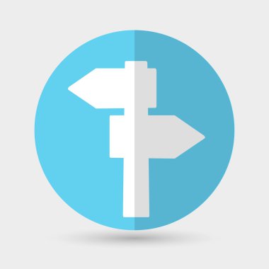 Boş yol işareti simgesi