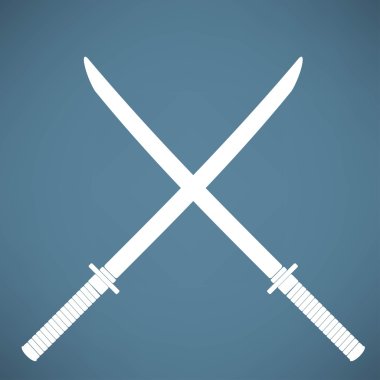 Katana, kılıç, silah simgesi