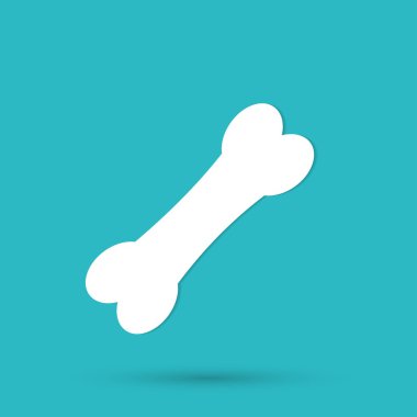 Köpek kemik simgesi özetlenen