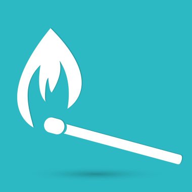 Ateş, maç, simge yanmak