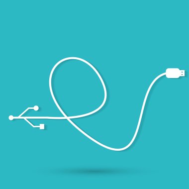 Bilgisayar kablosu, usb simgesi