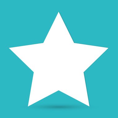 Beyaz yıldız simgesi