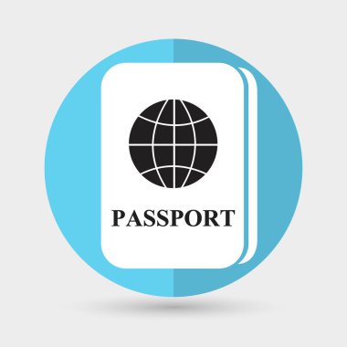 Düz Passport simgesini