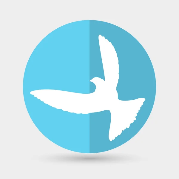 Dove of Peace Icon — Stock Vector