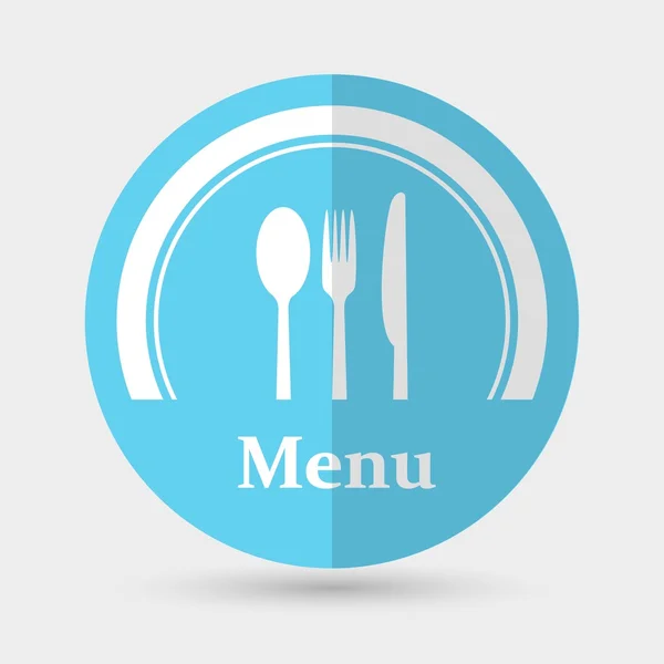 Menú del restaurante cartel retro — Vector de stock