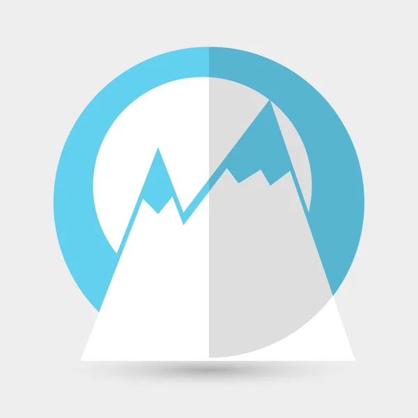 山，旅行图标 — 图库矢量图片