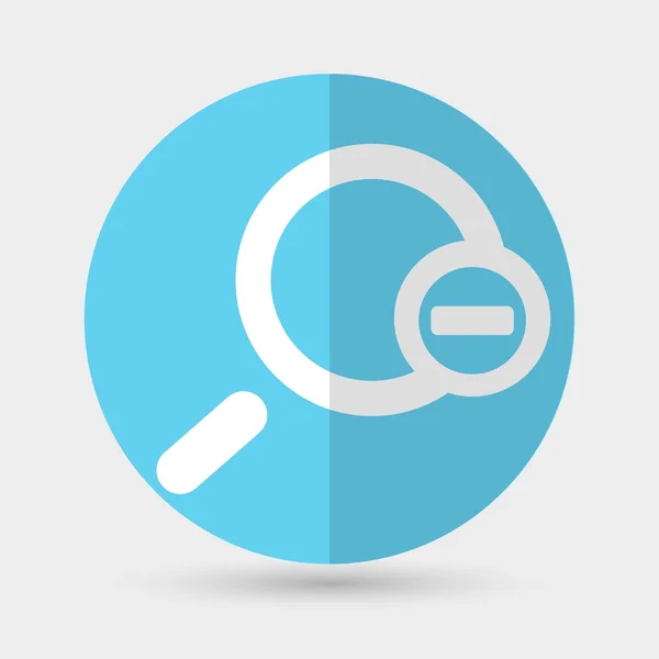 Magnifying glass icon — Stock Vector