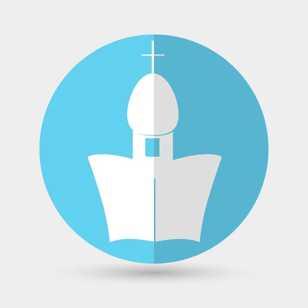 Church, orthodox, religion icon — Stock Vector