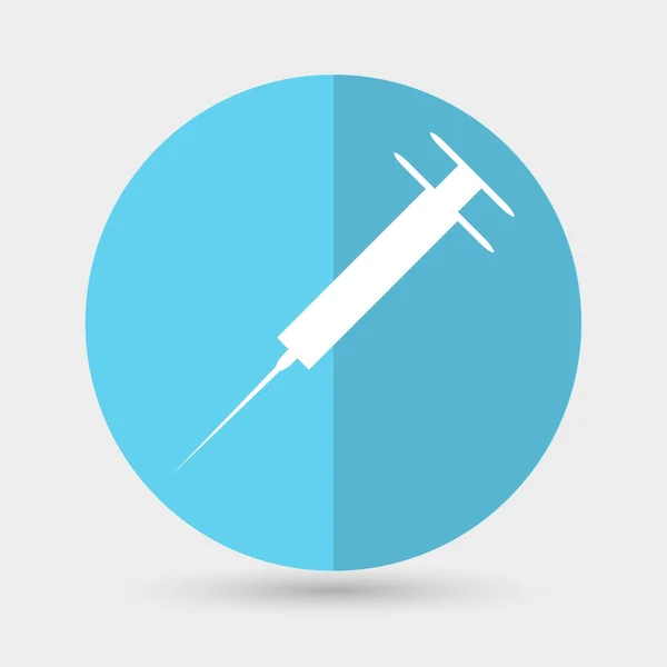Medicine, syringe icon — Stock Vector