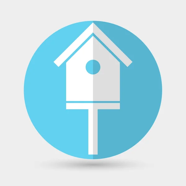 Bird house icon — Stock Vector