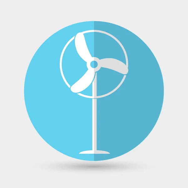 Wind Turbine, propeller icon — Stock Vector