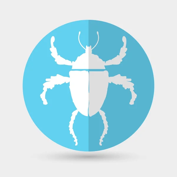 Bug, insect pictogram — Stockvector