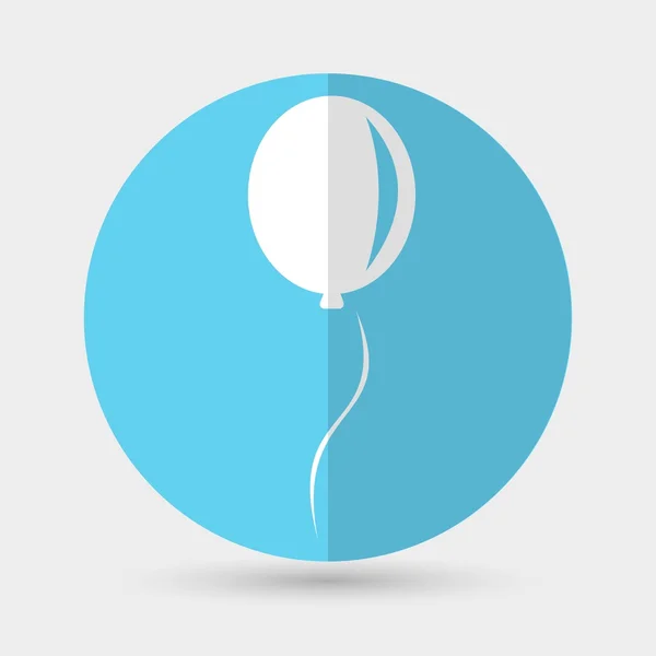 Ballonvaren, lucht reizen pictogram — Stockvector