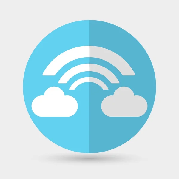 Wireless, Wifi-Symbol — Stockvektor