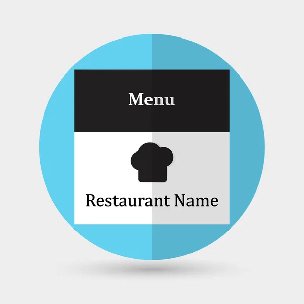 Menú del restaurante cartel retro — Vector de stock