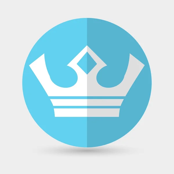 Krona, royal ikonen — Stock vektor