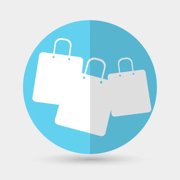 Shopping bags icon — Stock Vector