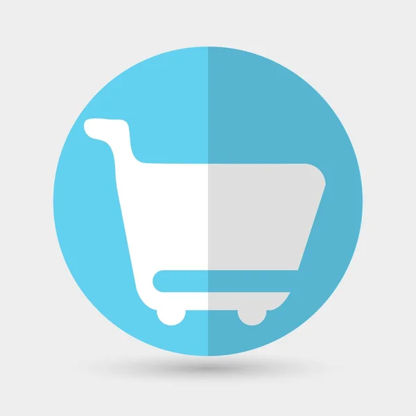 Shopping cart icon — Stock Vector