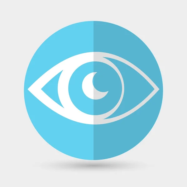 Occhio, visione, icona della vista — Vettoriale Stock