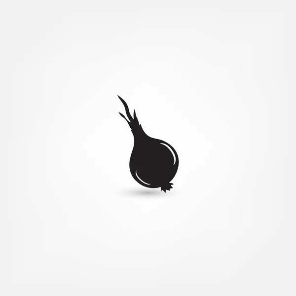 洋葱，蔬菜符号 — 图库矢量图片