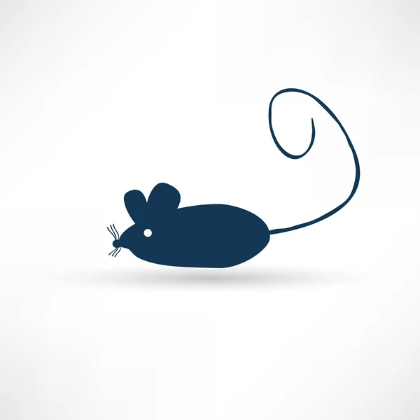 Zvířat, myš, potkan ikona — Stockový vektor