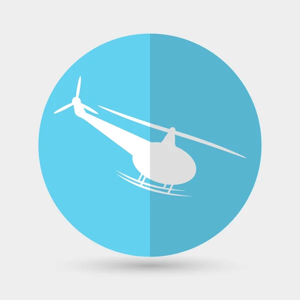 Helicopter, aircraft icon — Stock Vector