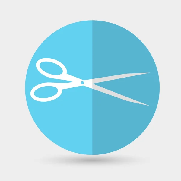 Scissors, hair salon icon — Stock Vector