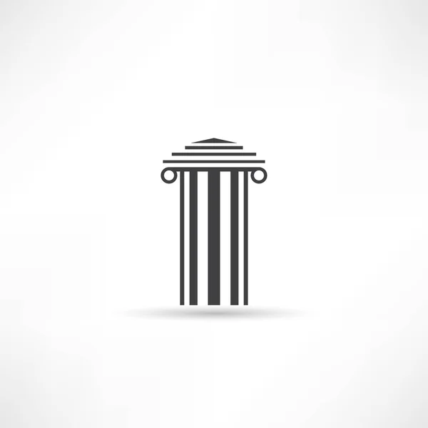Antikes Säulensymbol — Stockvektor