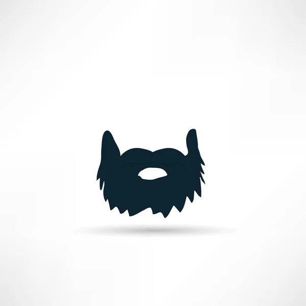 Hombre barba icono — Vector de stock