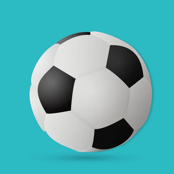 Voetbal bal pictogram — Stockvector