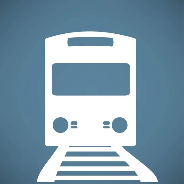 Vlak, dopravní ikonu — Stockový vektor