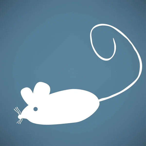 Ratón, animal, icono de rata — Vector de stock