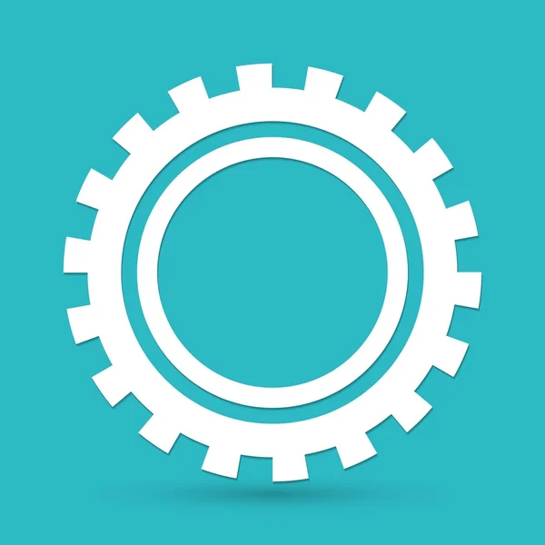 Cog wheel icon — Stock Vector