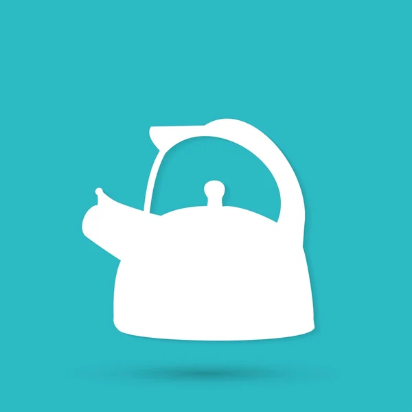 Tea maker,  Kitchen Icon — Stock Vector