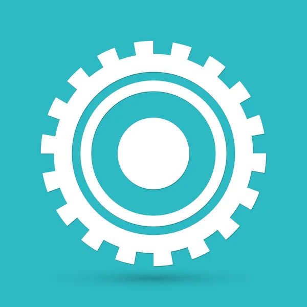 Cog, icono de rueda dentada — Vector de stock