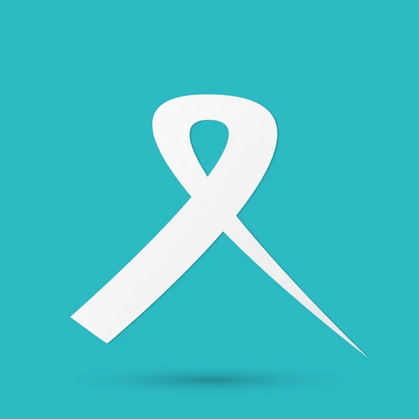 Ribbon, medical icon — Stock Vector