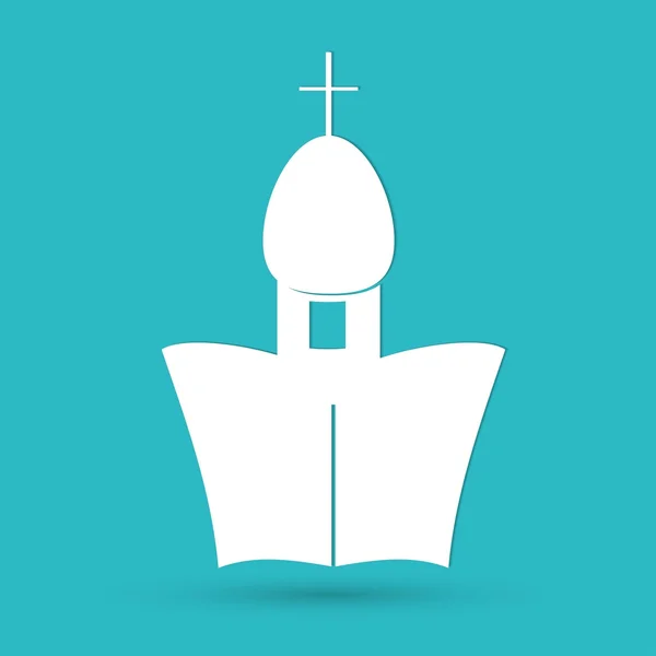 Church, orthodox, religion icon — Stock Vector