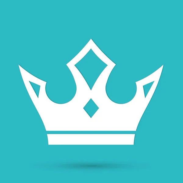 Couronne, royale, icône du roi — Image vectorielle