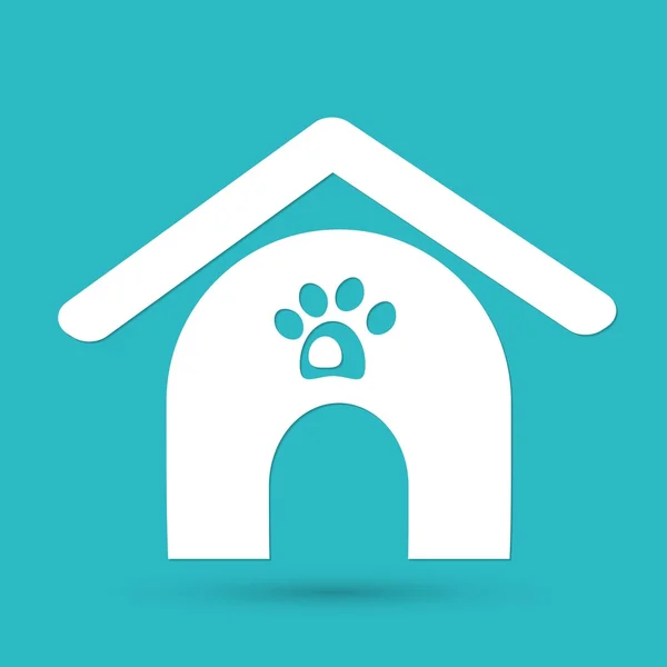 Dog house icon — Stock Vector