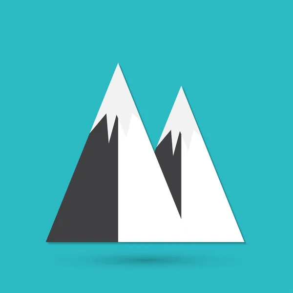 Góry, Podróże ikona — Wektor stockowy