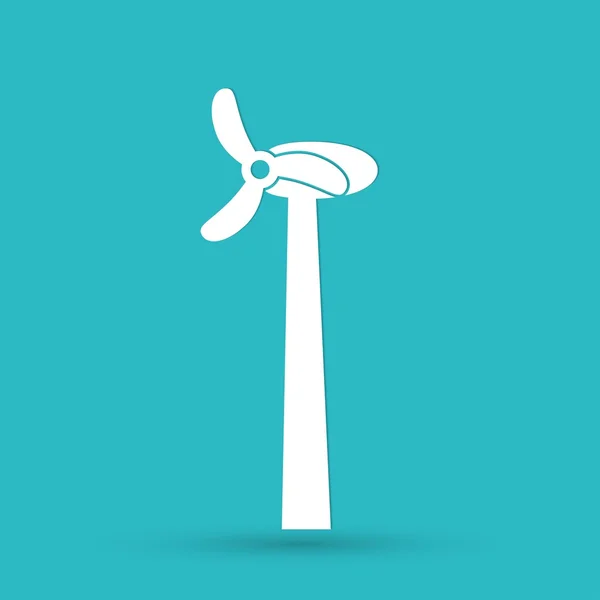 Wind Turbine, energy icon — Stock Vector