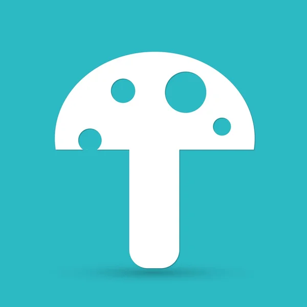 Paddenstoel, fungus pictogram — Stockvector