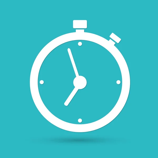 Alarm Klok, tijd pictogram — Stockvector