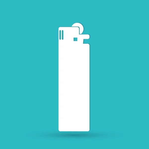 White Lighter icon — Stock Vector