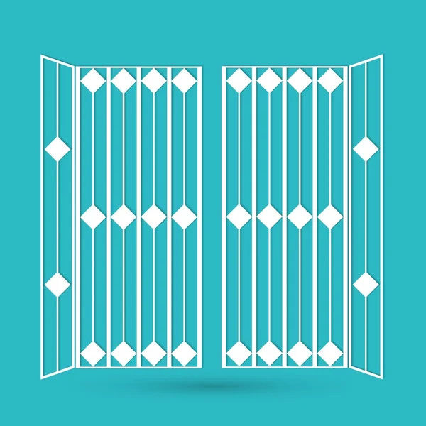 Porte, icône d'entrée — Image vectorielle