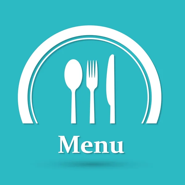 Menu restaurant affiche rétro — Image vectorielle
