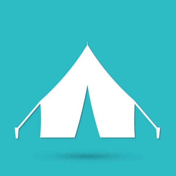 帐篷，旅行图标 — 图库矢量图片