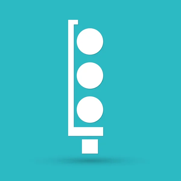 Trafik Işıkları Simgesi — Stok Vektör
