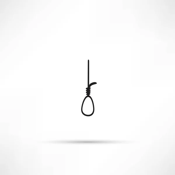 Noose, hanging icon — Stock Vector