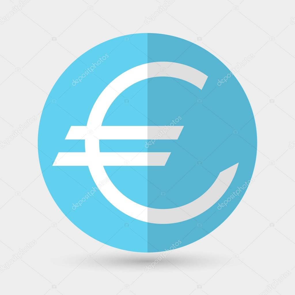 Euro money, finance icon